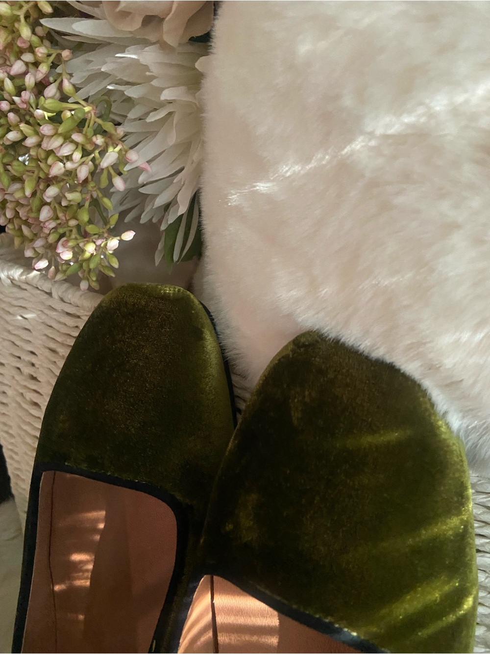 Madewell Greta Ballet Flat In Rich Green Velvet. NWT 💚 - Picture 8 of 12